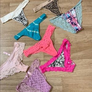 Assorted pink panties bundle of 8